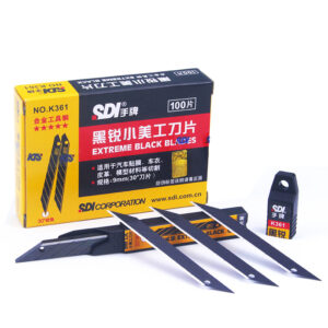 Lâmina 9mm Aço Carbono Profissional 100 Unidades